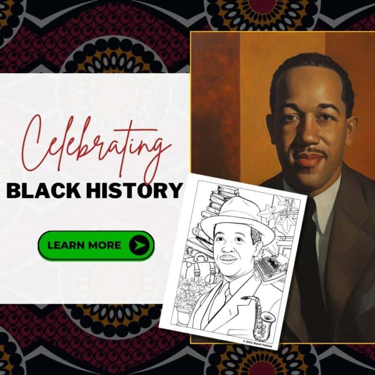 Get free coloring pages this Black History featuring iconic figures, available for a limited time on Black Palette.