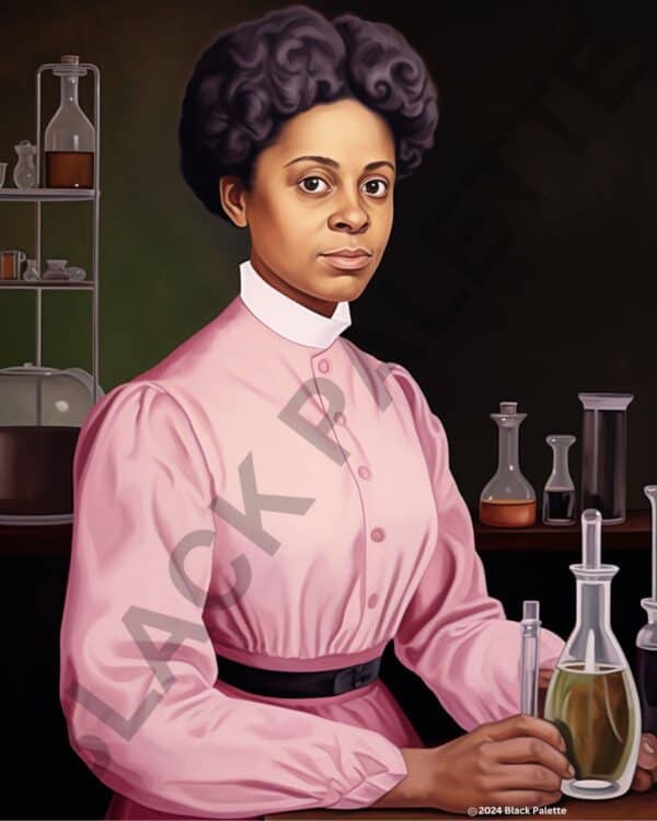 Alice Augusta Ball, pioneering chemist, in her laboratory.